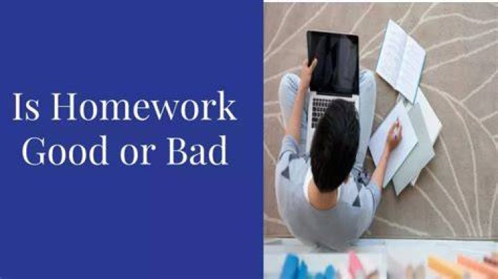 Is homework good or bad statistics?